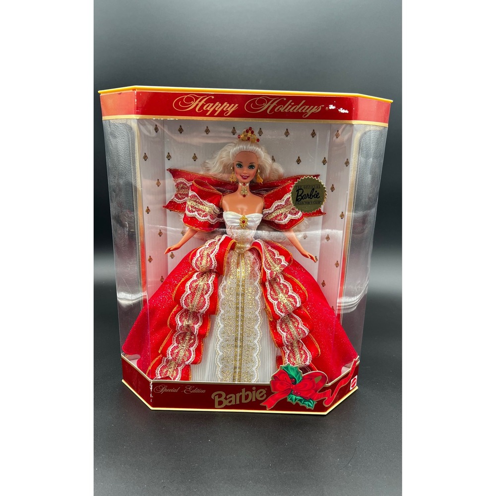 Mattel Happy Holidays Barbie 1997 Special Edition 10th Anniversary Gown 17832